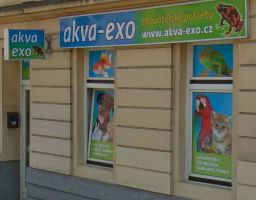 Prodejna chovatelské potřeby Akva-Exo Brno